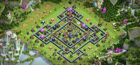 base hotel de ville 13 clash of clans